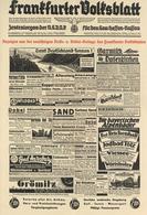 Buch WK II Frankfurter Volksblatt Zentralorgan Der NSDAP Für Den Gau Hessen-Nassau Zeitungswerbung II - Guerre 1939-45