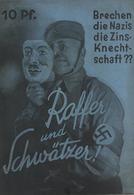 Buch WK II Heft Brechen Die Nazis Die Zins-Knechtschaft? Raffer Und Schwätzer 1931 Verlag Gerisch & Cie. 15 Seiten II - War 1939-45