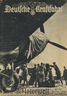 Buch WK II Heft NSKK Deutsche Kraftfahrt Motorwelt 50 Seiten Viele Abbildungen II (kleine Einrisse, Fleckig) - War 1939-45