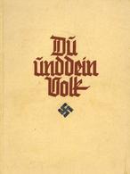 Buch WK II HJ Du Und Dein Volk Hrsg. Reichsleitung Der NSDAP Hauptamt Für Erzieher II - Guerra 1939-45