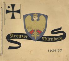 Buch WK II Kreuzer Nürnberg 1936/37 Fotobuch II (fleckig) - Guerra 1939-45