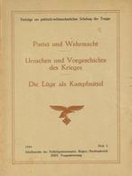 Buch WK II Vorträge Zur Politisch-weltanschaulichen Schulung Der Truppe 1944 Hrsg. Feldluftgaukommando Belgien/Nordfrank - Guerra 1939-45