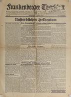 Buch WK II Zeitung 7 X Frankenberger Tageblatt Thema Stalingrad 26.1. - 7.2.43 II Journal - War 1939-45