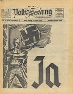 Buch WK II Zeitung Wien Kleine Volks Zeitung 1938 Einige Abbildungen II Journal - Weltkrieg 1939-45
