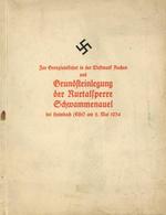 Buch WK II Zur Grenzlandfahrt In Der Westmark Aachen Und Grundsteinlegung Der Kurtalsperre Schwammenauel Bei Heimbach 19 - Weltkrieg 1939-45