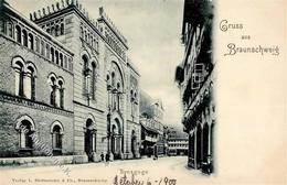 Synagoge Braunschweig (3300) Ansichtskarte I-II Synagogue - Judaisme