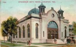 Synagoge Housten Tex. USA  I-II (Ecke Abgestossen) Synagogue - Judaika