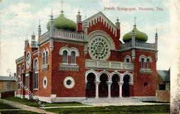 Synagoge Housten Tex. USA 1909 I-II Synagogue - Judaika