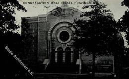 Synagoge Irvington USA I-II (fleckig) Synagogue - Judaika
