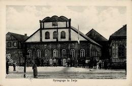 Synagoge Iwje Weissrussland Ansichtskarte I-II Synagogue - Judaika