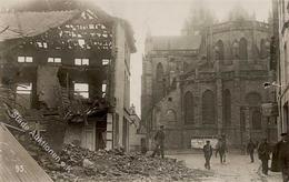 Synagoge MENIN,Belgien - Hdschrftl. Auf Foto-Ak I Synagogue - Jewish