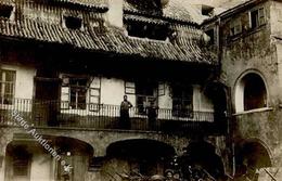 Synagoge Prag Ghetto Altschulhof Foto-Karte I-II Synagogue - Judaika