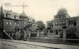 Synagoge Und Israel. Heim Lübeck Ansichtskarte 1909 I-II Synagogue - Judaika