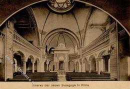 Synagoge WILNA - Inneres Der Synagoge I Synagogue - Giudaismo