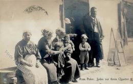 Judaika - Russich Polen - Juden Vor Ihrem Quartier, 1916 I-II Judaisme - Jewish