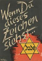 Judaika Falt-Flugblatt Ca. 30 X 21 Cm Sign. Axter-Heudtlaß I-II Judaisme - Jewish