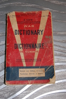 DICTIONNAIRE DE GUERRE ANGLAIS AMERICAIN FRANCAIS - 1943 - Dictionnaires