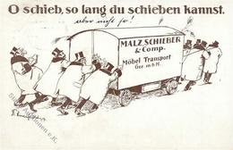 Judaika Malz Schieber & Co. Sign. Kneiss, E. Künstlerkarte 1917 I-II Judaisme - Jewish