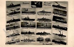 UNSERE KRIEGSMARINE WK II - I-II - Warships