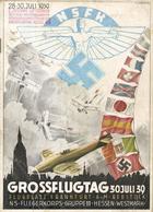 FRANKFURT/Main WK II - NSFK-GROSSFLUGTAG 1939 - 47 Seitiges, Bebildertes Programmheft - Umschlag Beschädigt III - Airmen, Fliers