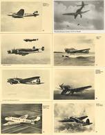 Flugzeug WK II Lot Mit 16 Foto-Karten Dabei 2x Zeppelin 1x Zivil I-II Aviation Dirigeable - 1939-1945: 2ème Guerre