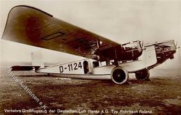 DEUTSCHE LUFTHANSA - Verkehrsflugzeug Typ Rohrbach Roland I - 1914-1918: 1a Guerra