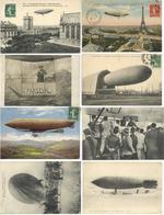 Ballon Und Zeppelin Meist Frankreich Lot Mit 12 Ansichtskarten Vor 1920 I-II Dirigeable - Mongolfiere