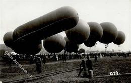 Ballon Zürich (8000) Schweiz Gordon Bennett Wettfliegen Foto AK I-II - Mongolfiere