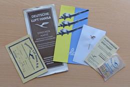 Lufthansa Lot Mit 6 Teilen U.a. Anstecknadel Preisliste Prospekte 1929 I-II - Airmen, Fliers