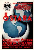 Flugpost Östara Ausstellung Österr. Arbei Im Ausland Sonderstempel I-II Expo - Aviadores