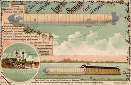 Zeppelin Friedrichshafen (7990) Lithographie I-II Dirigeable - Airships