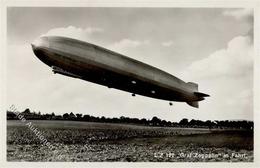 Zeppelin LZ 127 Graf Zeppelin In Fahrt Foto AK I-II Dirigeable - Airships