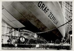 Zeppelin Taufe Des LZ 127 Auf Den Namen Graf Zeppelin  Foto AK I-II Dirigeable - Airships