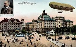 MÜNCHEN - Offiz. Karte D. PARSEVAL-LUFTFAHRZEUG-GESELLSCHAFT I - Airships