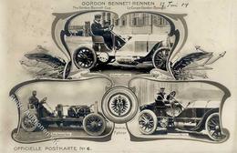 Gordon-Bennett-Rennen Mercedes Opel Rennfahrer Opel, Fritz 1904 I-II (fleckig) - Andere & Zonder Classificatie