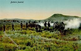 Kolonien Deutsch Südwestafrika Batterie Feuernd Feldkanone I-II Colonies - Storia