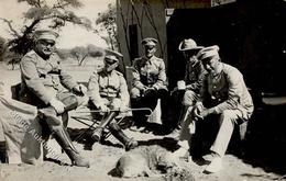 Kolonien Deutsch Südwestafrika Schutruppenoffiziere Foto AK I-II Colonies - History