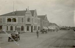 Kolonien Deutsch Südwestafrika Windhoek  Namibia Kaiserstrasse National Bank  Foto AK I-II (Stauchungen) Colonies - History