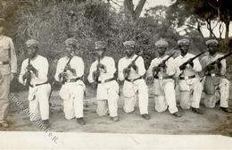 Kolonien Deutsch-Südwestafrika Bassutos Als Eingeborenen Truppe Foto-Karte I-II Colonies - History