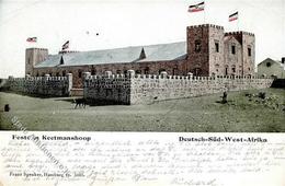 Kolonien Deutsch-Südwestafrika Feste Keetmanshoop Stpl. Windhuk 16.3.05 I-II (Stauchung) Colonies - Histoire