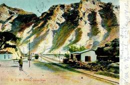 Kolonien Deutsch-Südwestafrika Station Khan Stpl. Swakopmund 6.4.10 I-II Colonies - History