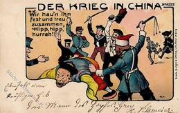 Kolonien Kiautschou Krieg In China Propaganda  Künstlerkarte 1900 I-II Colonies - Historia