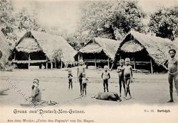 Kolonien Deutsch Neuguinea Dorfidyll I-II Colonies - Geschichte