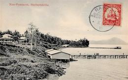 Kolonien Deutsch Neuguinea Neu Pommern Herbsthöhe Stpl. Rabaul 10.6.10 I-II (Ecke Abgestossen) Colonies - Geschiedenis