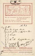 Kolonien Deutsch Neuguinea Werbekarte Des Sonnenordens Von Engelhardt An Herrn Zobel Von Zabelitz Stpl. Simpsonhafen 29. - Geschiedenis