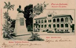Kolonien Deutsch Ostafrika Dar-es-Salaam Bezirksamt Kaiser Wilhelm Denkmal I-II Colonies - History