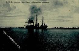 Kolonien Deutsch Ostafrika Dar-es-Salaam SMS Sperber Den Hafen Verlassend 1912 I-II Colonies - Storia