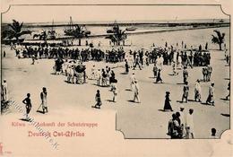 Kolonien Deutsch Ostafrika Kilwa Ankunft Der Schutztruppe I-II Colonies - History