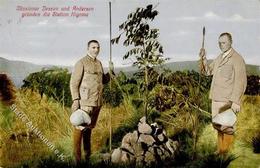 Kolonien Deutsch Ostafrika Misssionare Jessen U. Andersen Gründen Die Station Kigoma Im Reichsgebiet Gelaufen 1916 I-II  - History