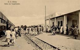 Kolonien Deutsch Ostafrika Soga Station Der Tanganikabahn I-II Colonies - History